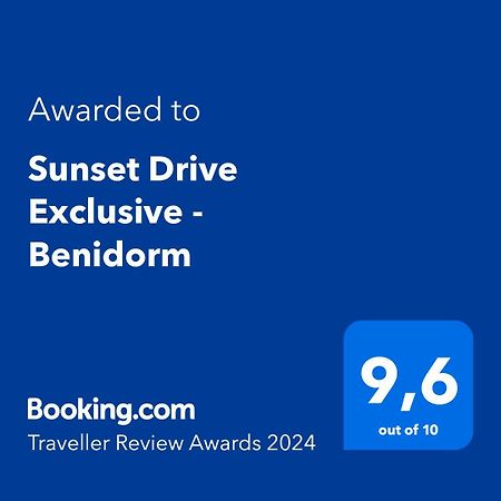 Sunset Drive Exclusive - Benidorm Apartment Bagian luar foto